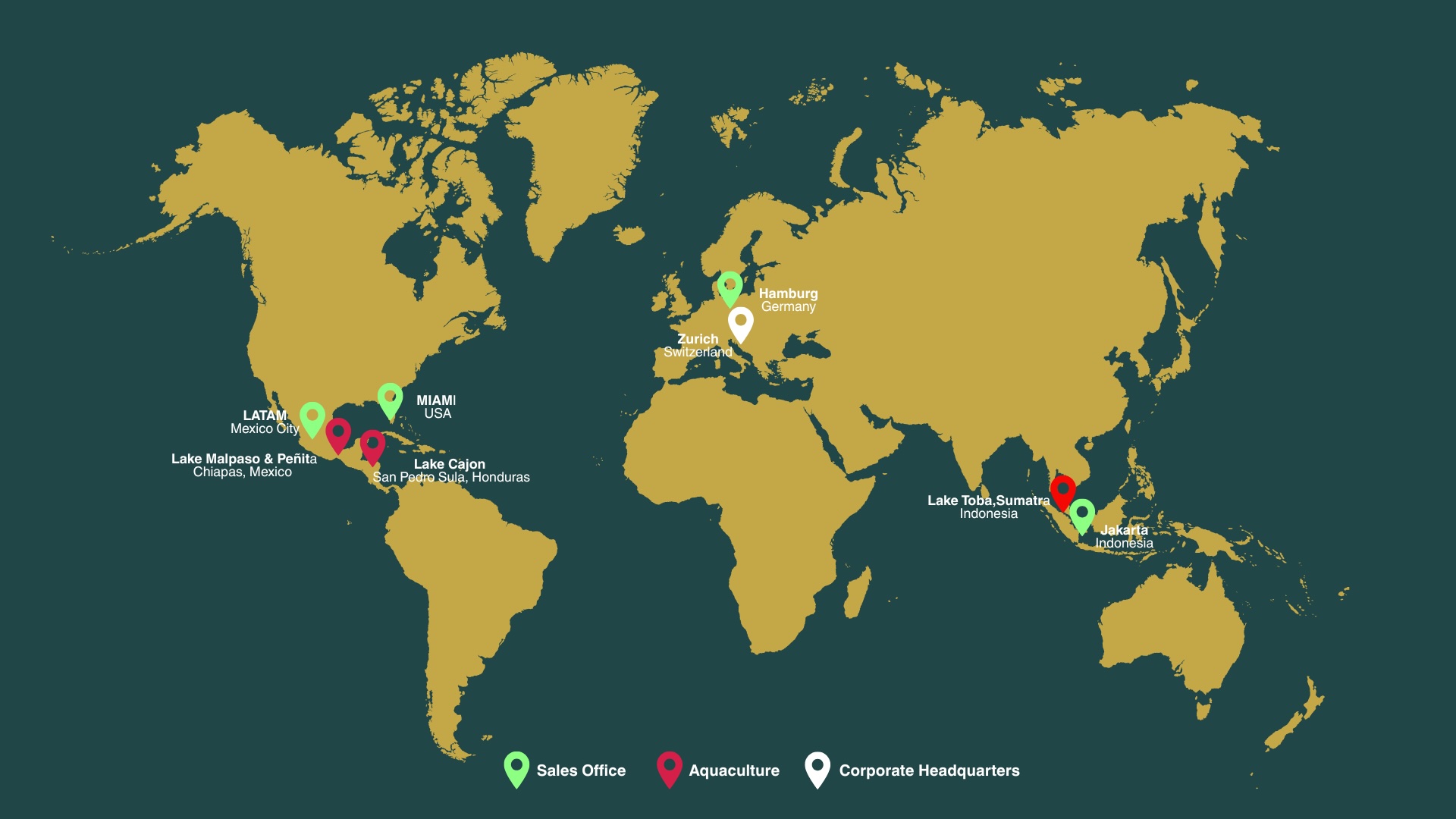 Worls map locations - 21